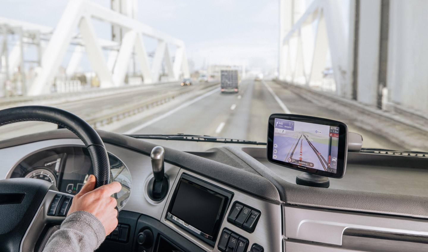 A picture of TomTom's GO Expert navigation device.