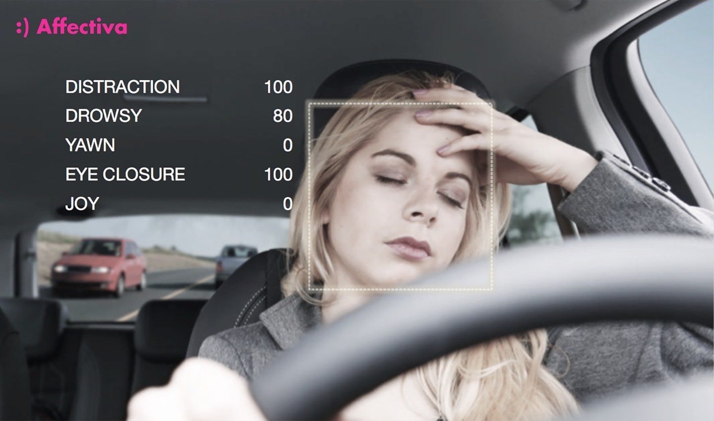 Affectiva detecting driver drowsiness