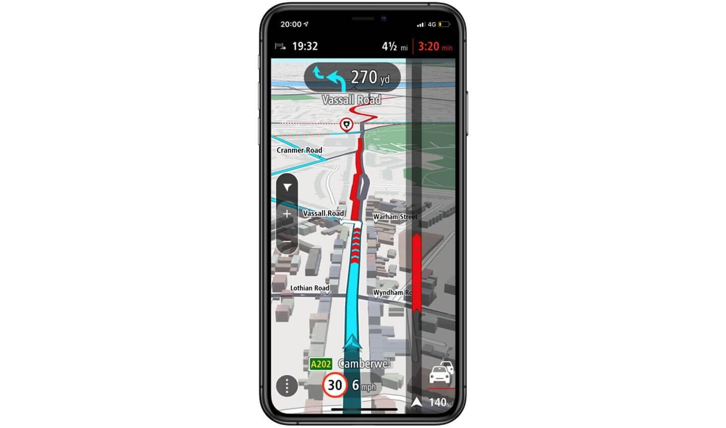 Real-Time traffic TomTom Go Navigation App