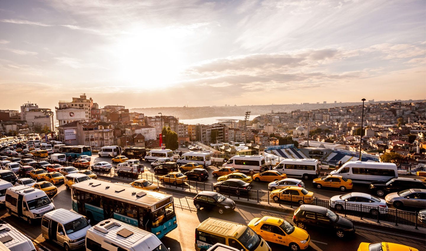 Istanbul, Turkey’s largest city and financial capital, was the most congested city in the world in 2021.